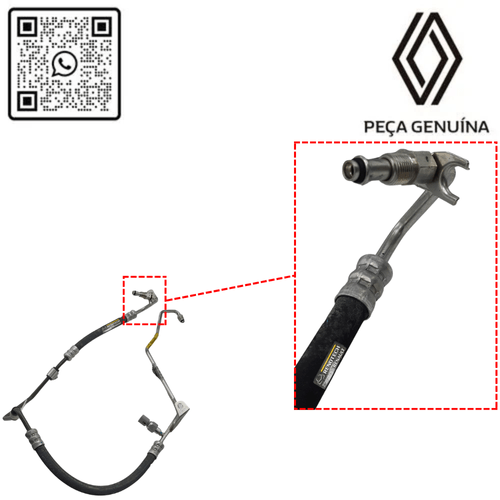 RN 742209 8200742209 MANGUEIRA DE PRESSAO DA DIRE€AO LOGANSANDERO 1.6 16V 07-14 - 2